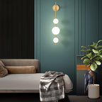 Upright Sphere Sconce Lighting Lobby