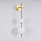 Upright Sphere Sconce Lighting Lobby