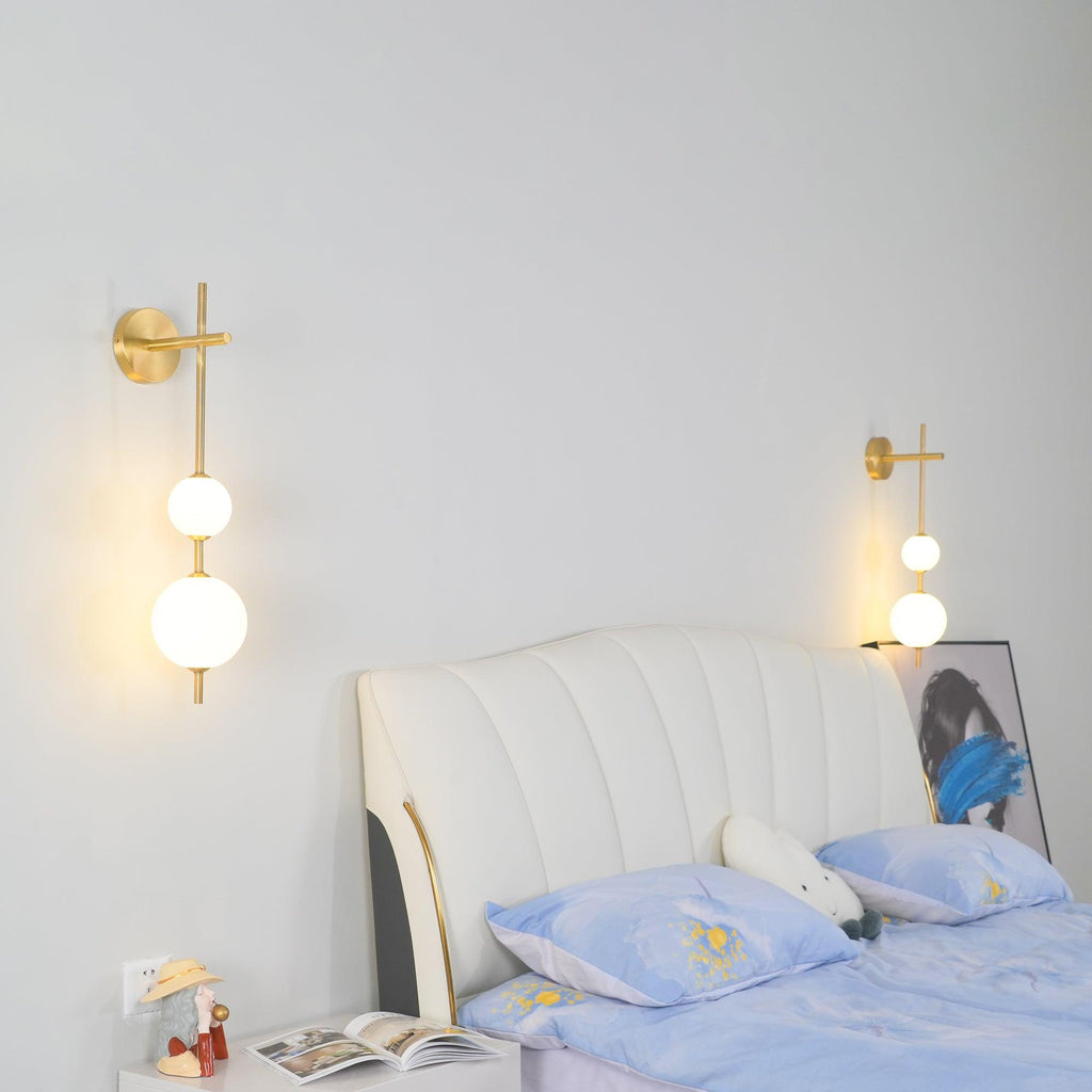 Upright Sphere Sconce Lighting Lobby