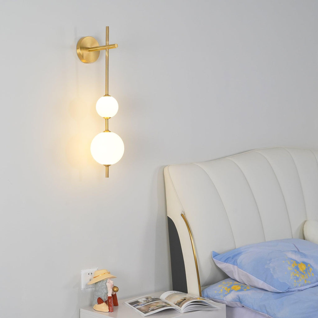 Upright Sphere Sconce Lighting Lobby