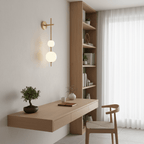 Upright Sphere Sconce Lighting Lobby