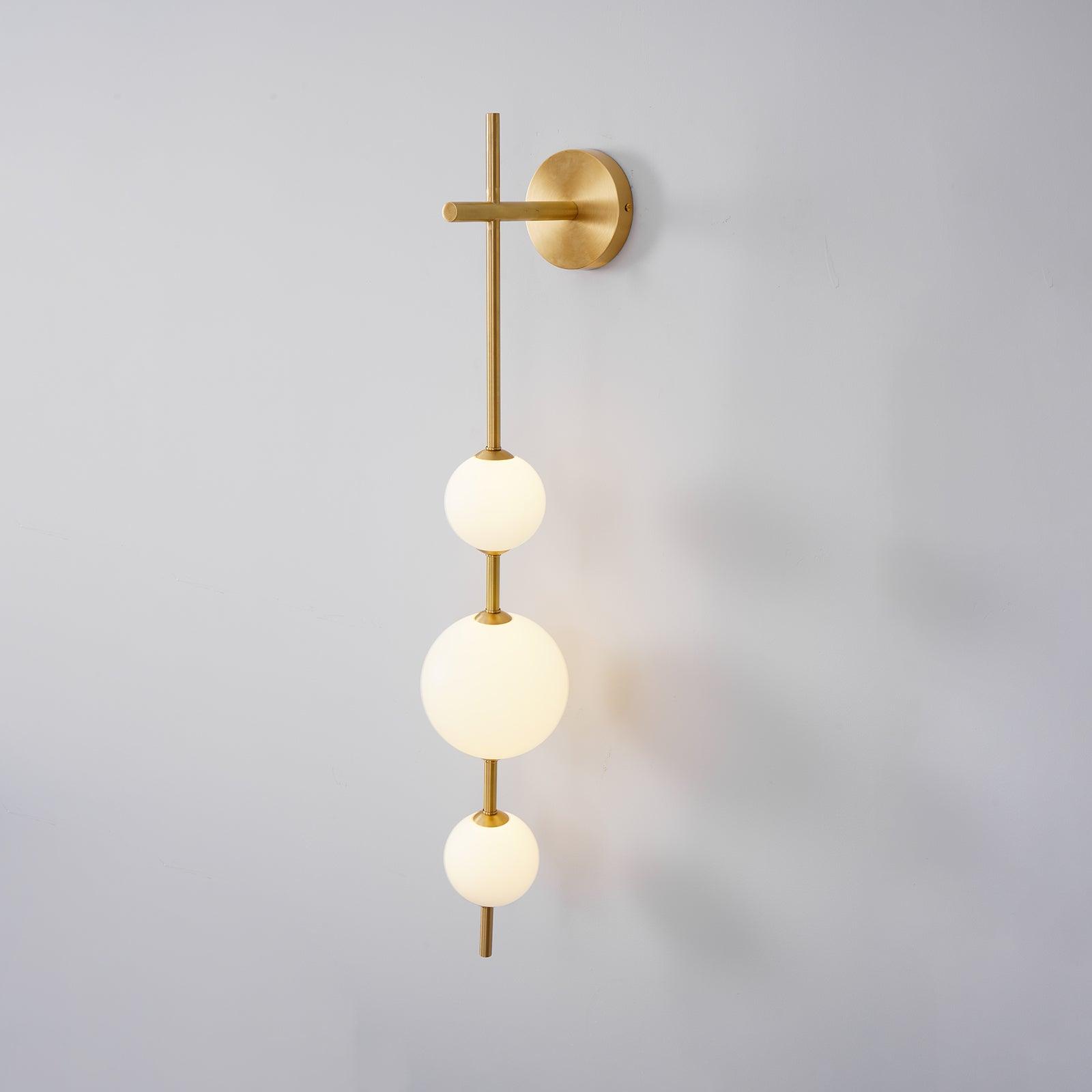 Upright Sphere Sconce Lighting Lobby