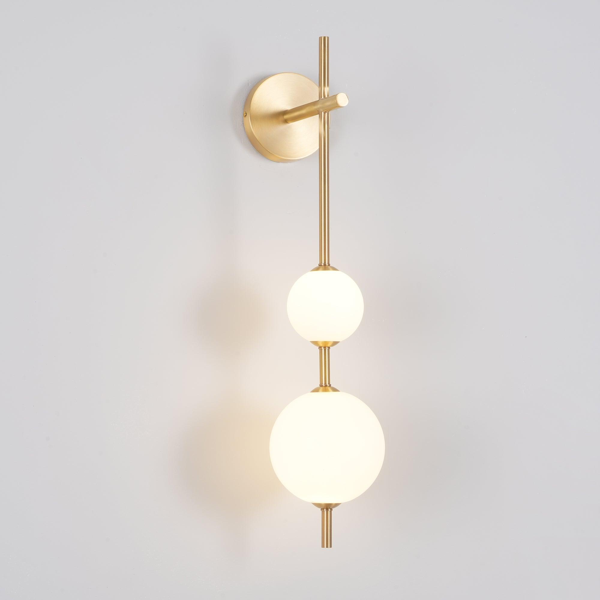 Upright Sphere Sconce Lighting Lobby