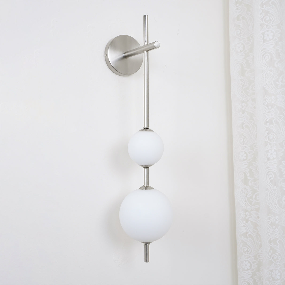Upright Sphere Sconce Lighting Lobby