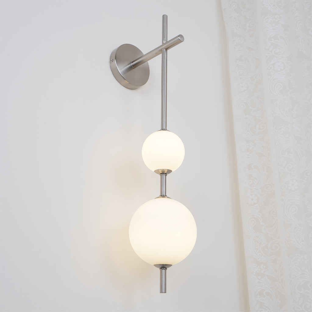 Upright Sphere Sconce Lighting Lobby