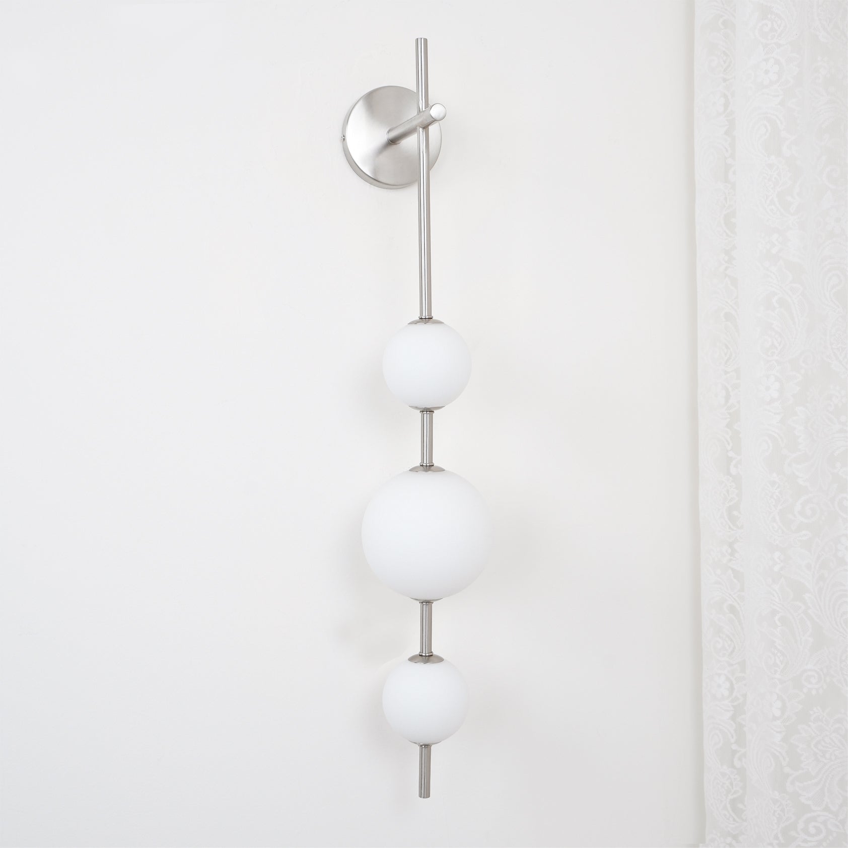 Upright Sphere Sconce Lighting Lobby