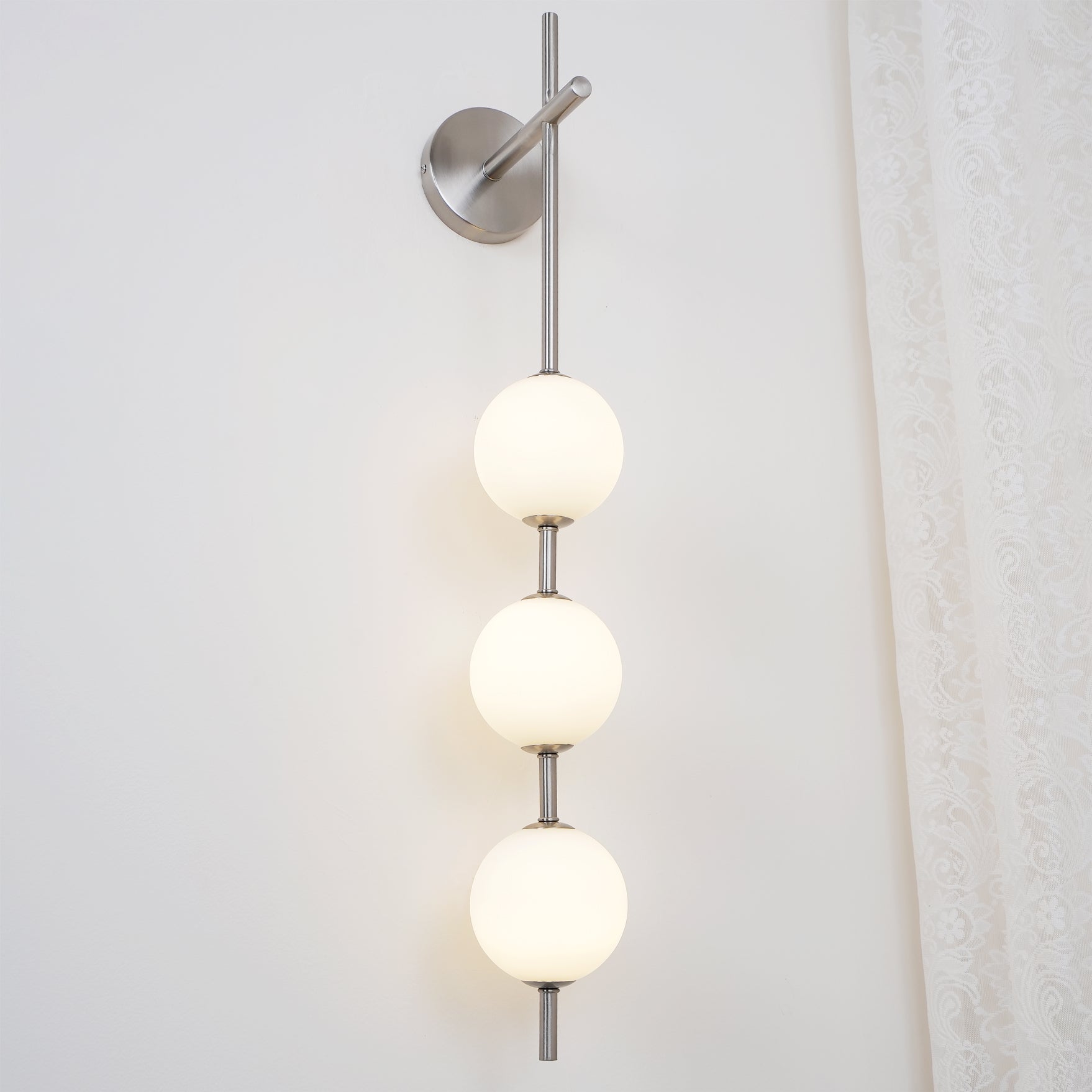 Upright Sphere Sconce Lighting Lobby