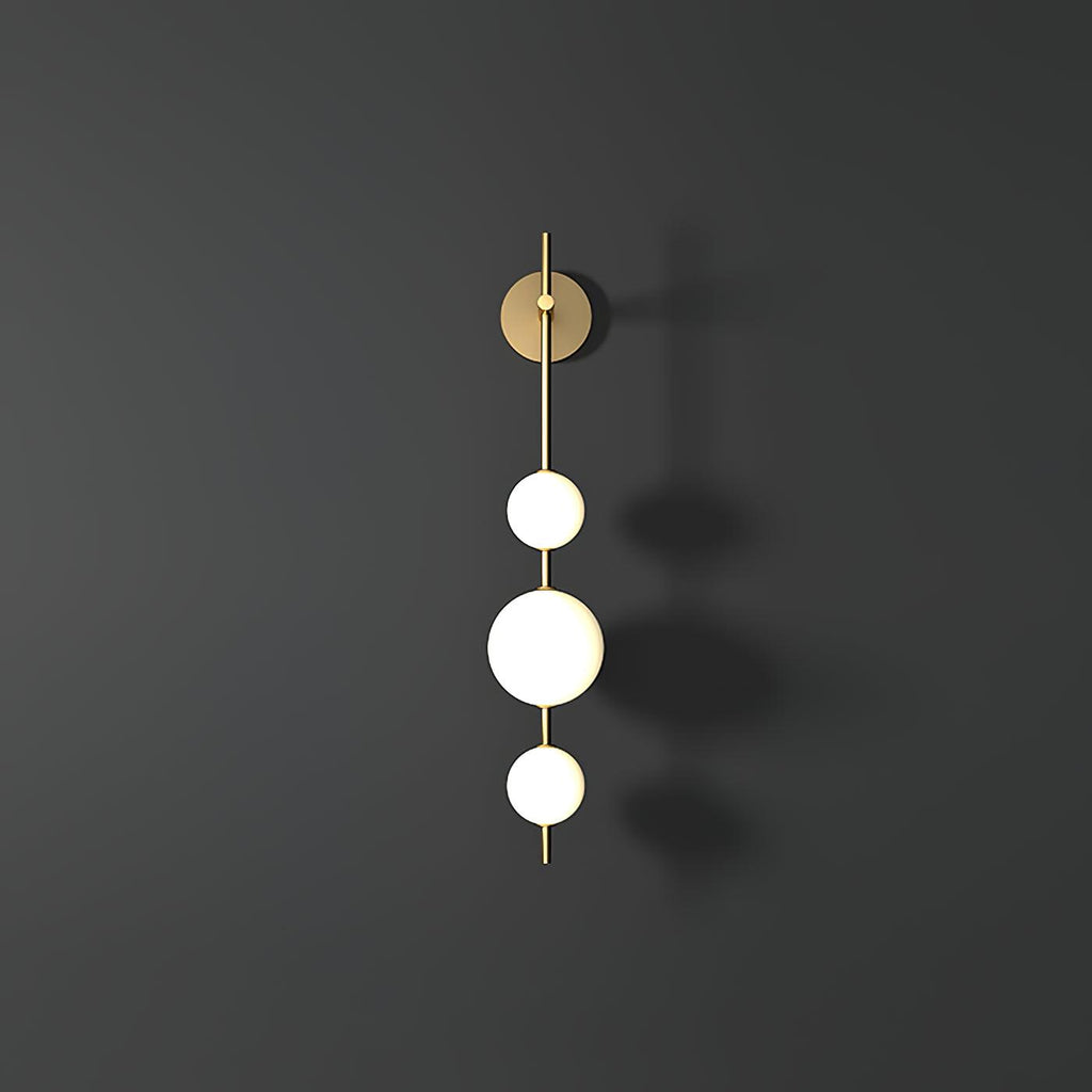 Upright Sphere Sconce Lighting Lobby