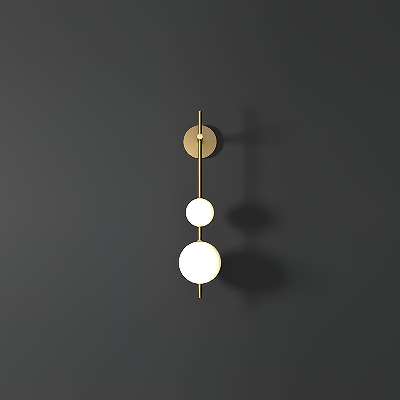 Upright Sphere Sconce Lighting Lobby