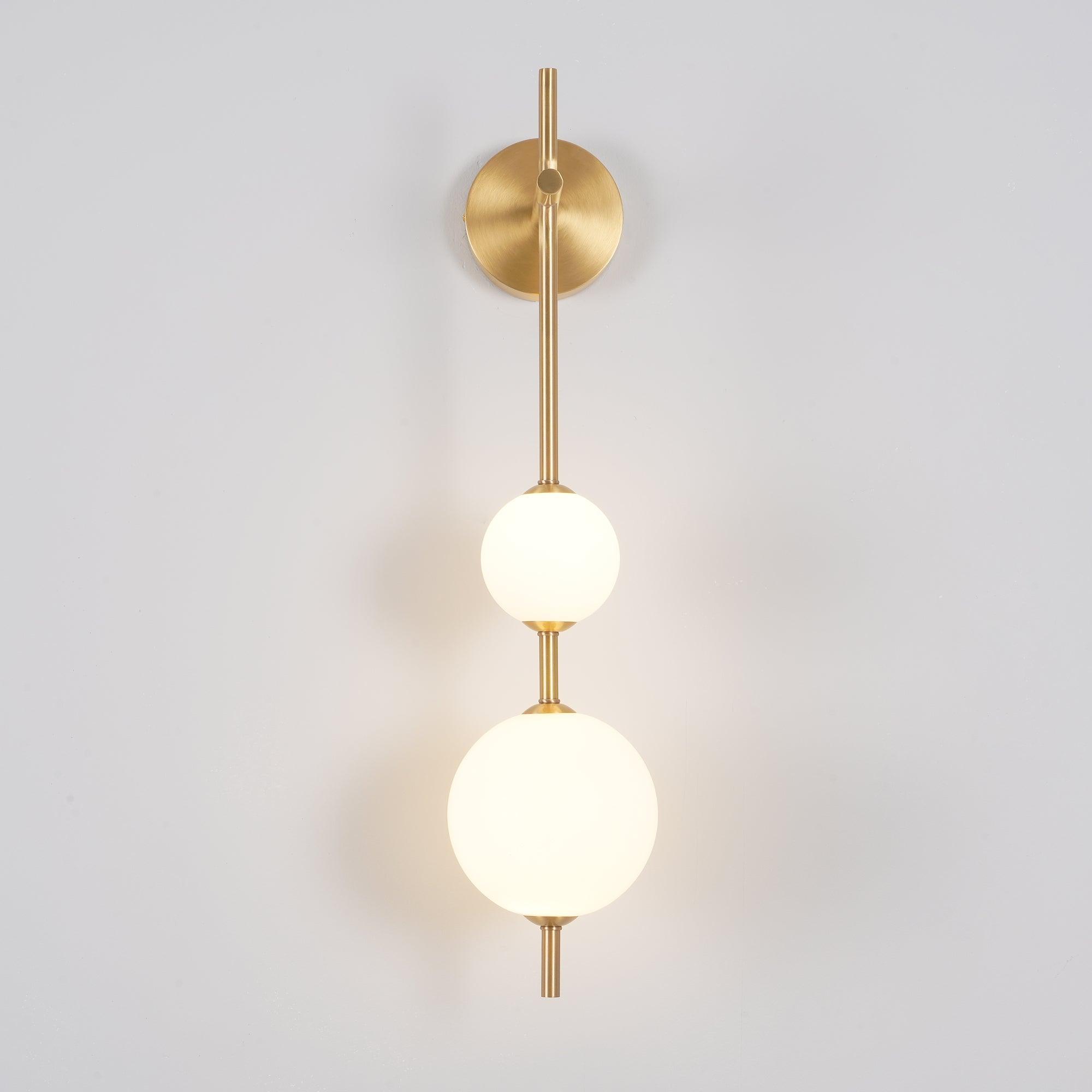 Upright Sphere Sconce Lighting Lobby