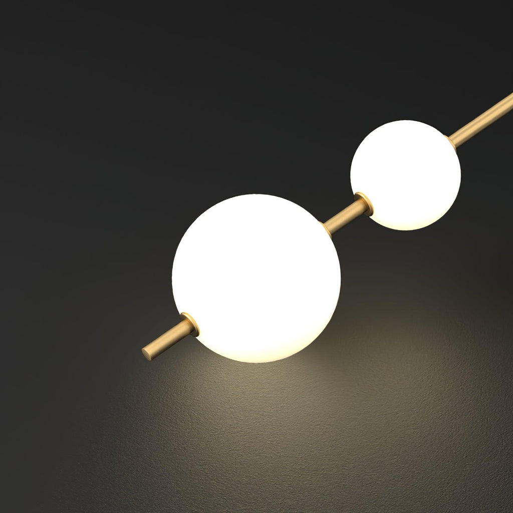 Upright Sphere Sconce Lighting Lobby