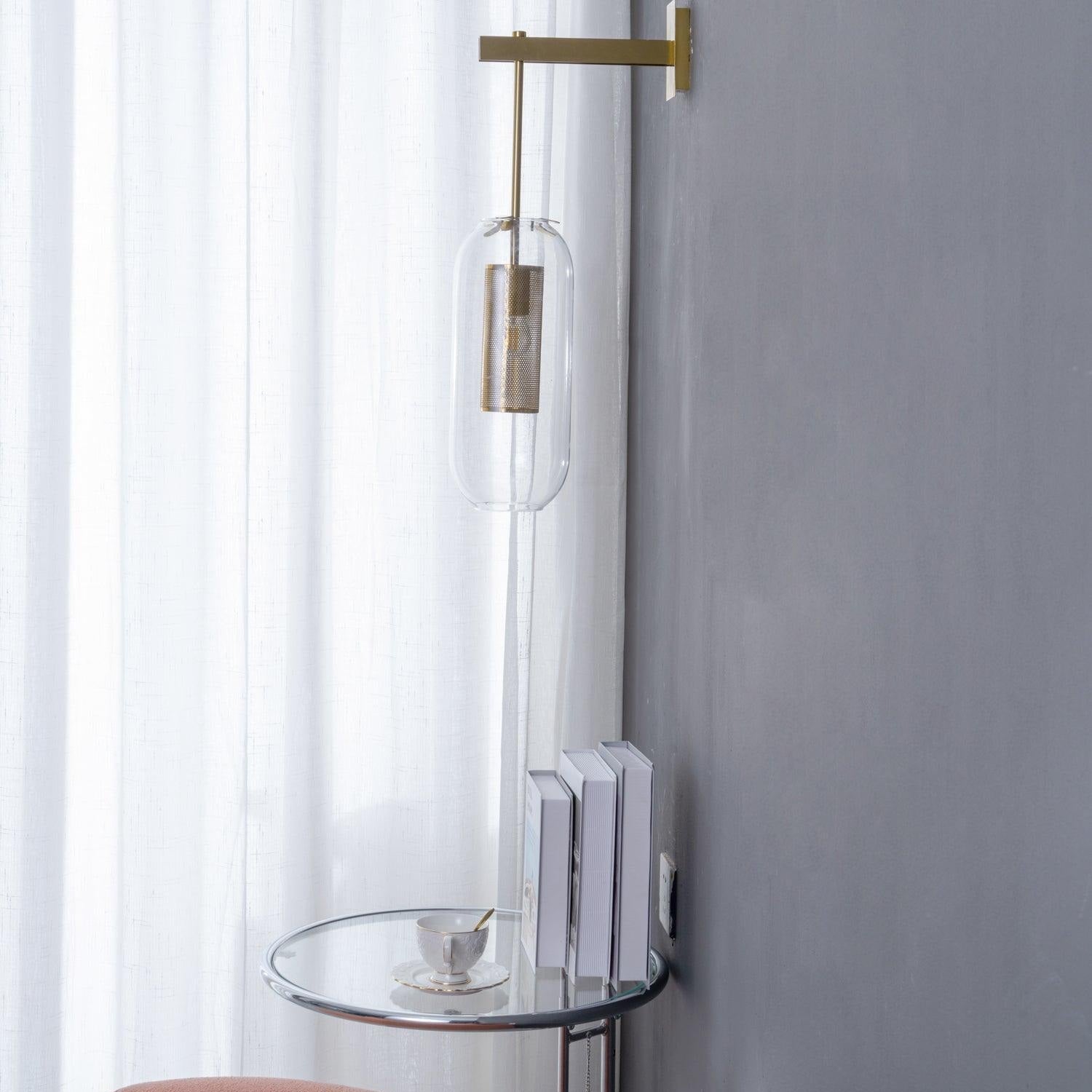 Vadim Glass Sconce Light Lighting Lobby