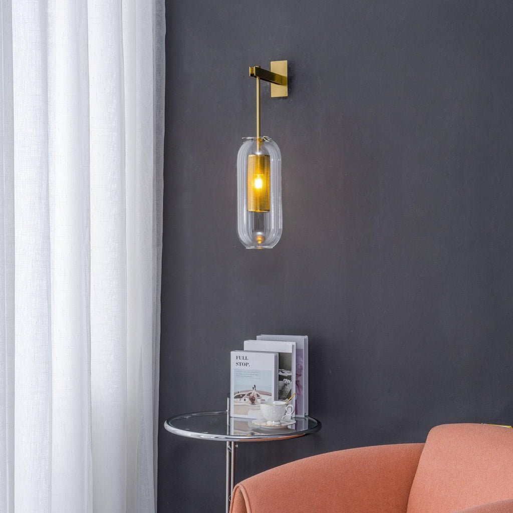Vadim Glass Sconce Light Lighting Lobby