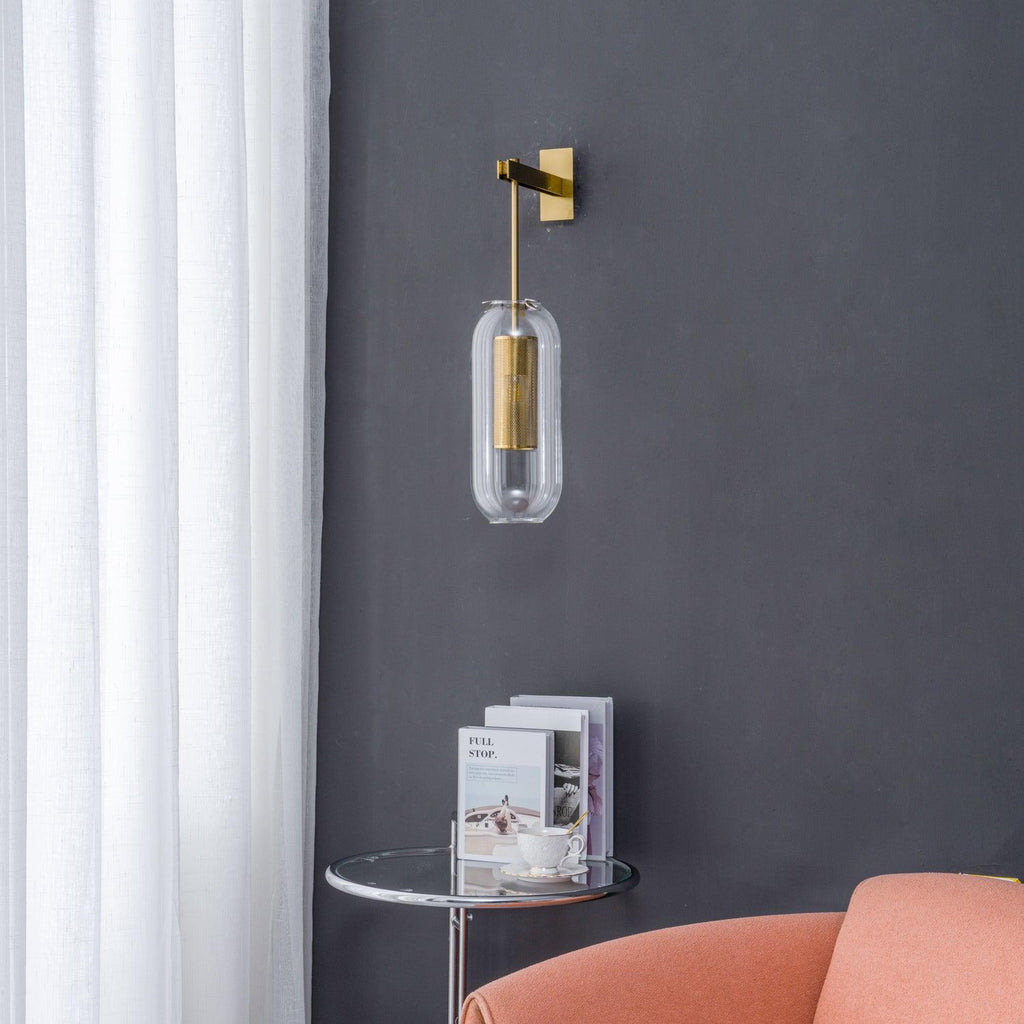 Vadim Glass Sconce Light Lighting Lobby