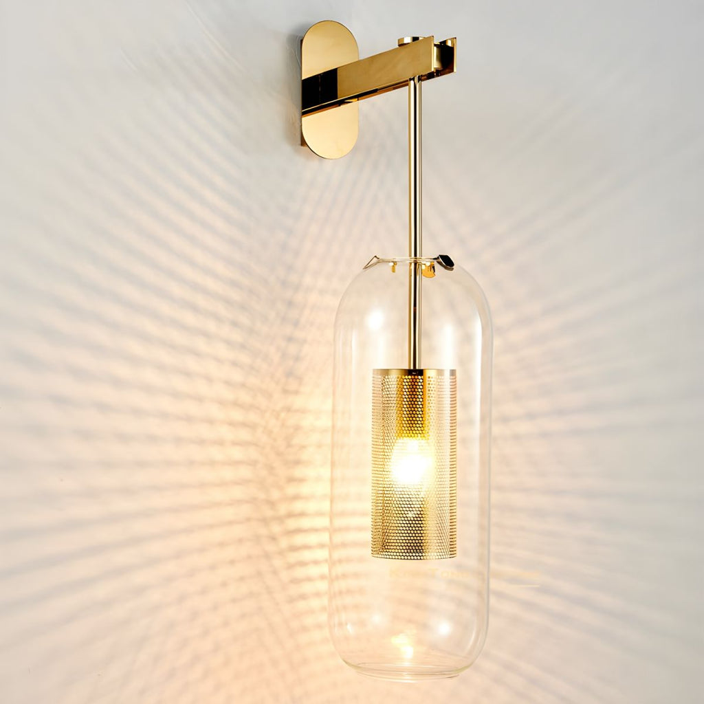 Vadim Glass Sconce Light Lighting Lobby