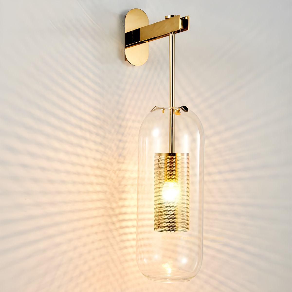 Vadim Glass Sconce Light Lighting Lobby