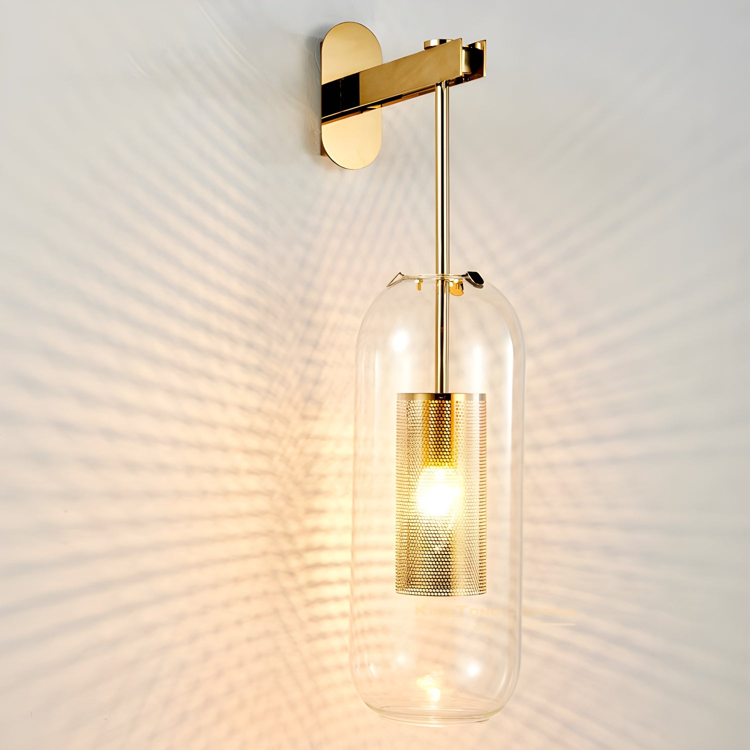 Vadim Glass Sconce Light Lighting Lobby