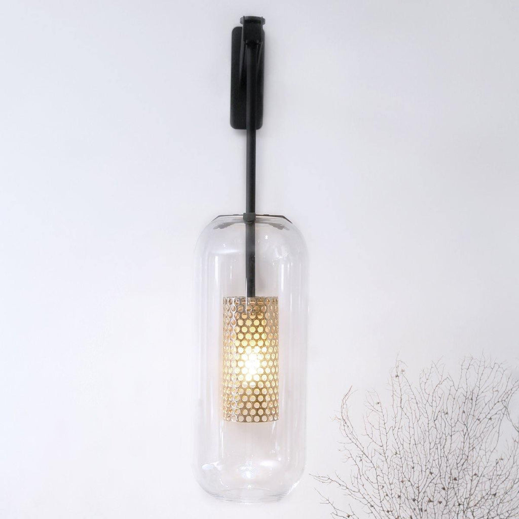 Vadim Glass Sconce Light Lighting Lobby