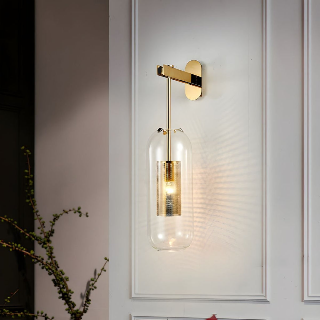 Vadim Glass Sconce Light Lighting Lobby
