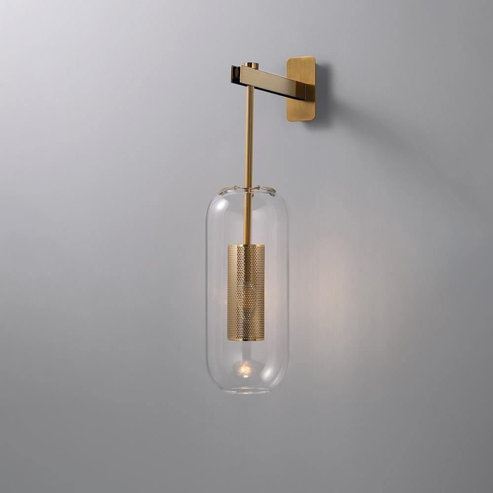 Vadim Glass Sconce Light Lighting Lobby