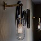 Vadim Glass Sconce Light Lighting Lobby
