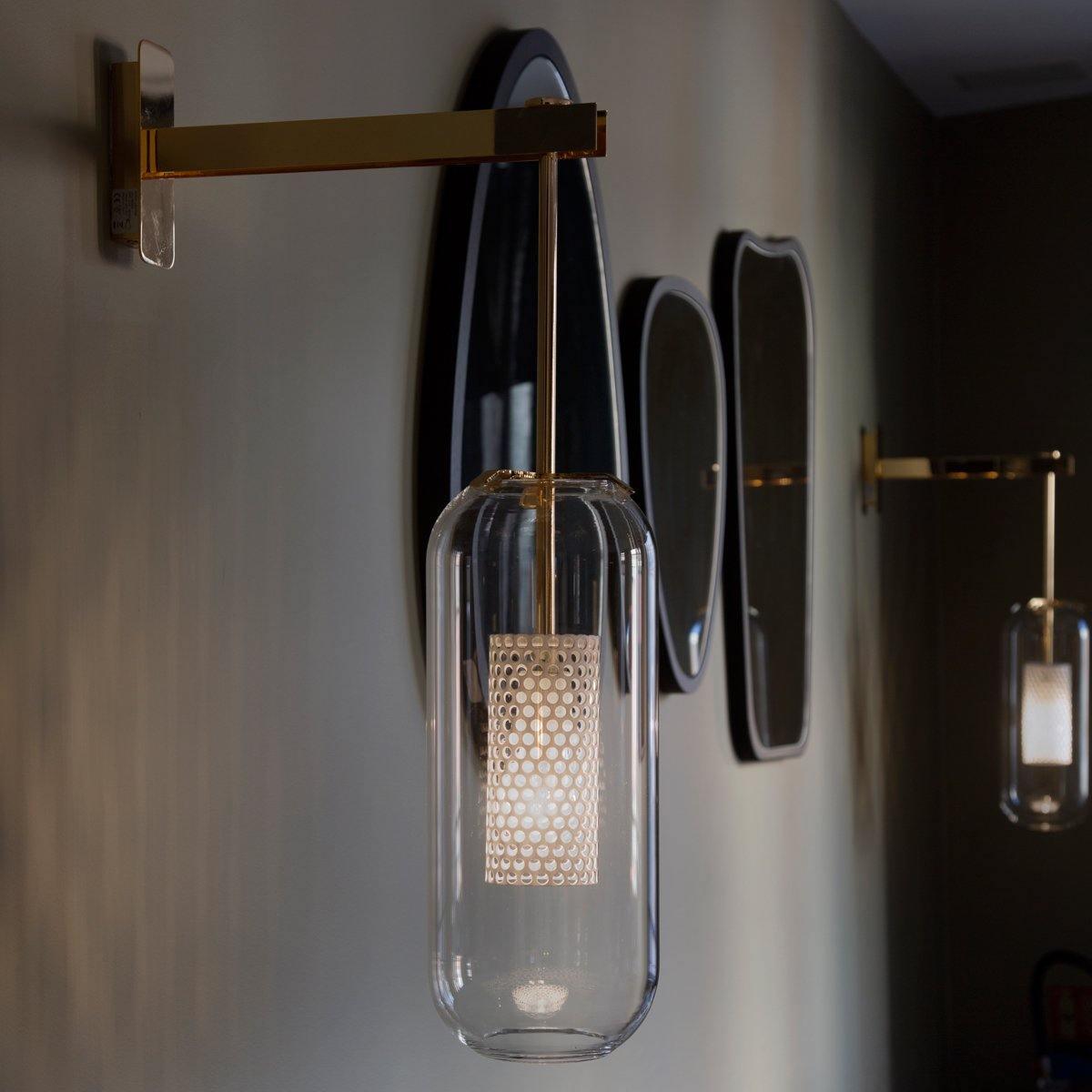 Vadim Glass Sconce Light Lighting Lobby