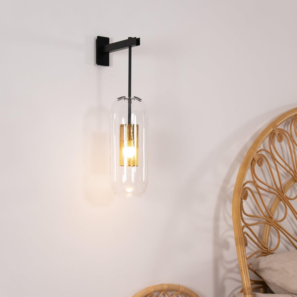 Vadim Glass Sconce Light Lighting Lobby