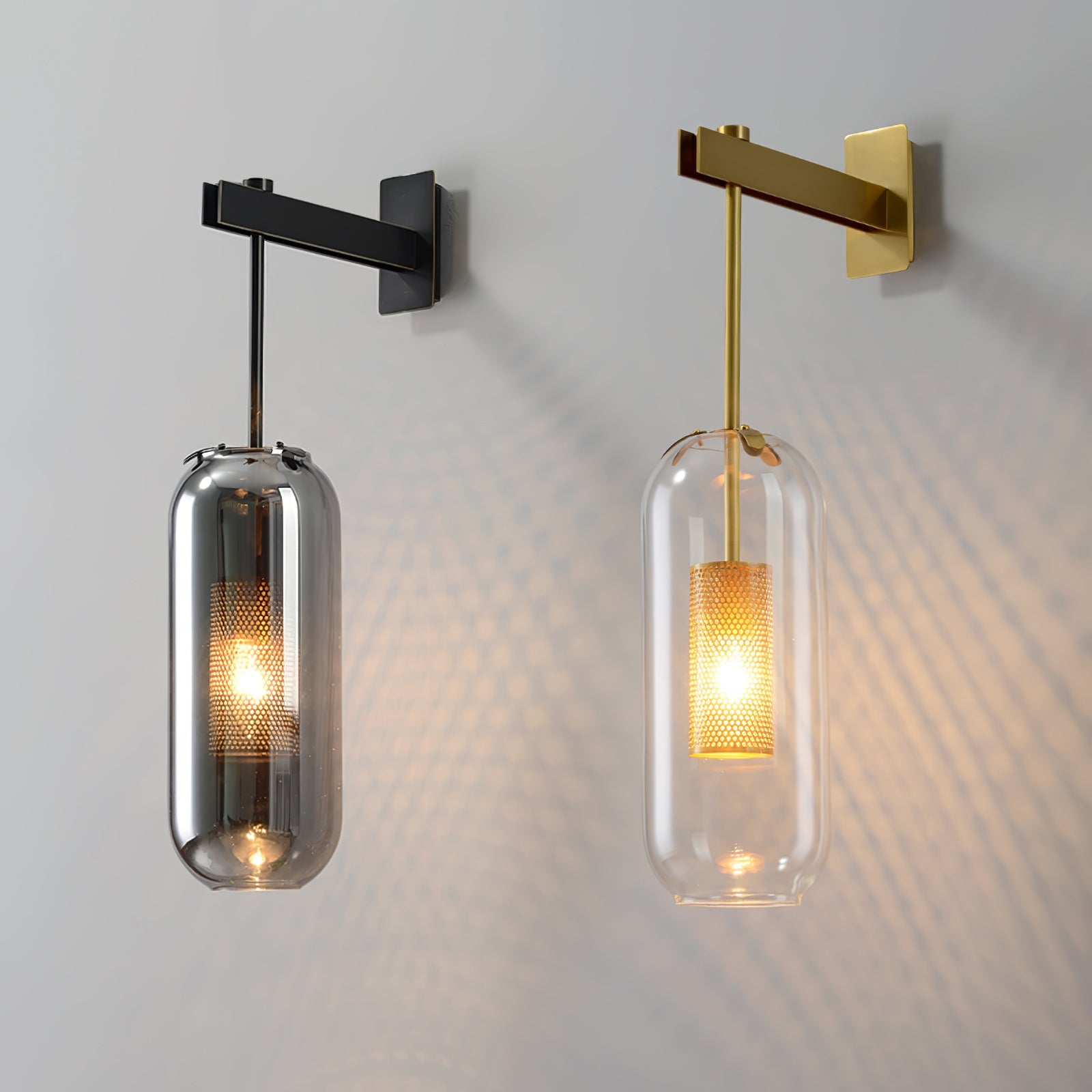 Vadim Glass Sconce Light Lighting Lobby