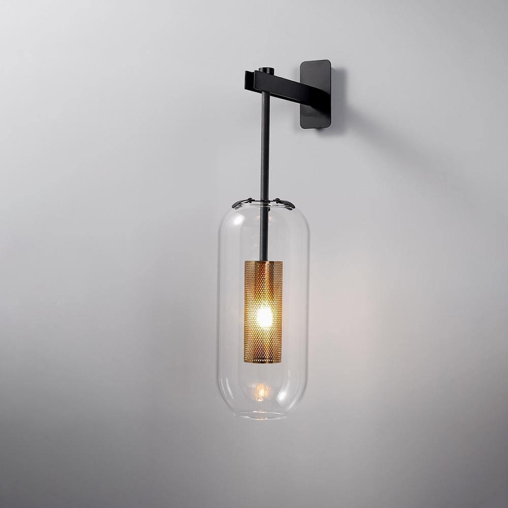 Vadim Glass Sconce Light Lighting Lobby