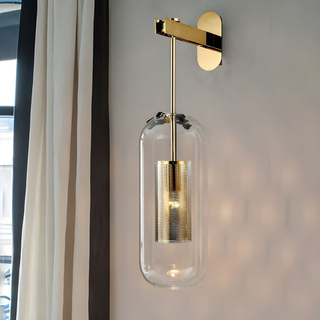 Vadim Glass Sconce Light Lighting Lobby