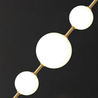Vertical Sphere Ceiling Suspension Lamp Lighting Lobby