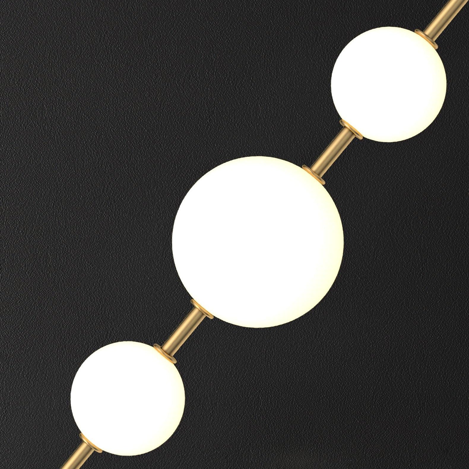 Vertical Sphere Ceiling Suspension Lamp Lighting Lobby