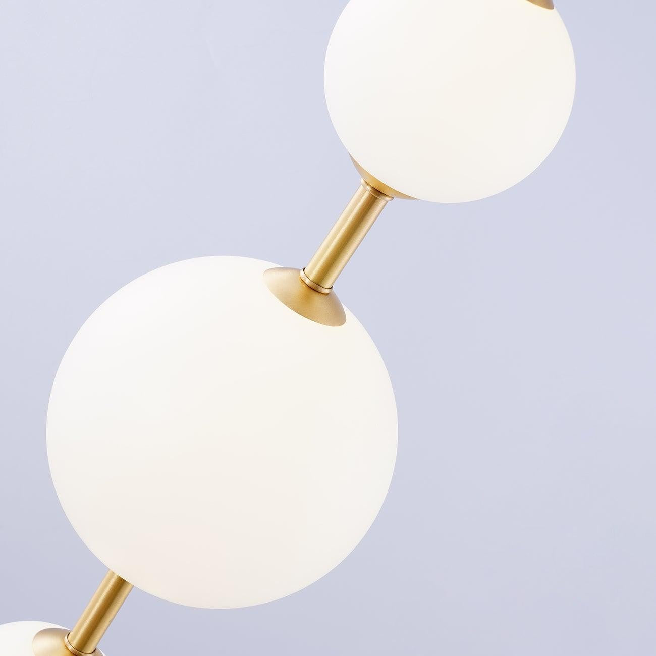 Vertical Sphere Ceiling Suspension Lamp Lighting Lobby