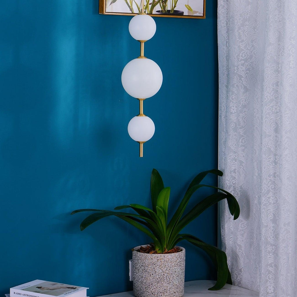Vertical Sphere Ceiling Suspension Lamp Lighting Lobby