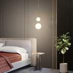 Vertical Sphere Ceiling Suspension Lamp Lighting Lobby