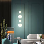 Vertical Sphere Ceiling Suspension Lamp Lighting Lobby