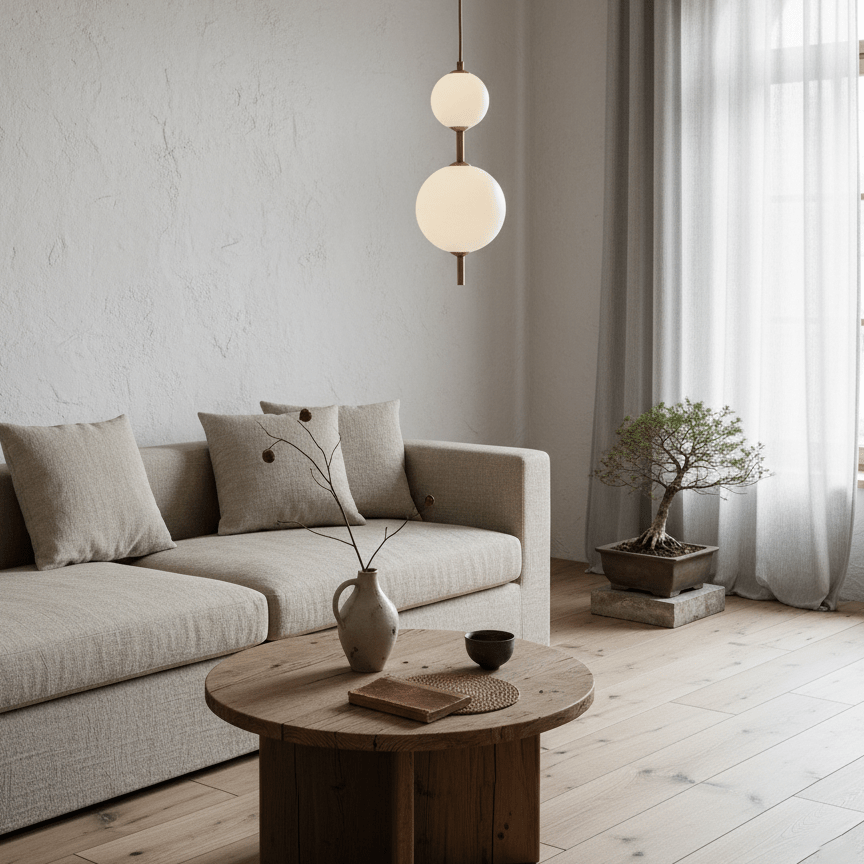 Vertical Sphere Ceiling Suspension Lamp Lighting Lobby