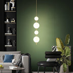 Vertical Sphere Ceiling Suspension Lamp Lighting Lobby