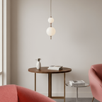 Vertical Sphere Ceiling Suspension Lamp Lighting Lobby