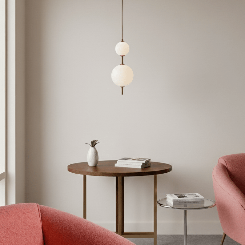 Vertical Sphere Ceiling Suspension Lamp Lighting Lobby