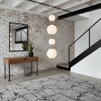 Vertical Sphere Ceiling Suspension Lamp Lighting Lobby