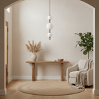 Vertical Sphere Ceiling Suspension Lamp Lighting Lobby