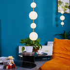 Vertical Sphere Ceiling Suspension Lamp Lighting Lobby