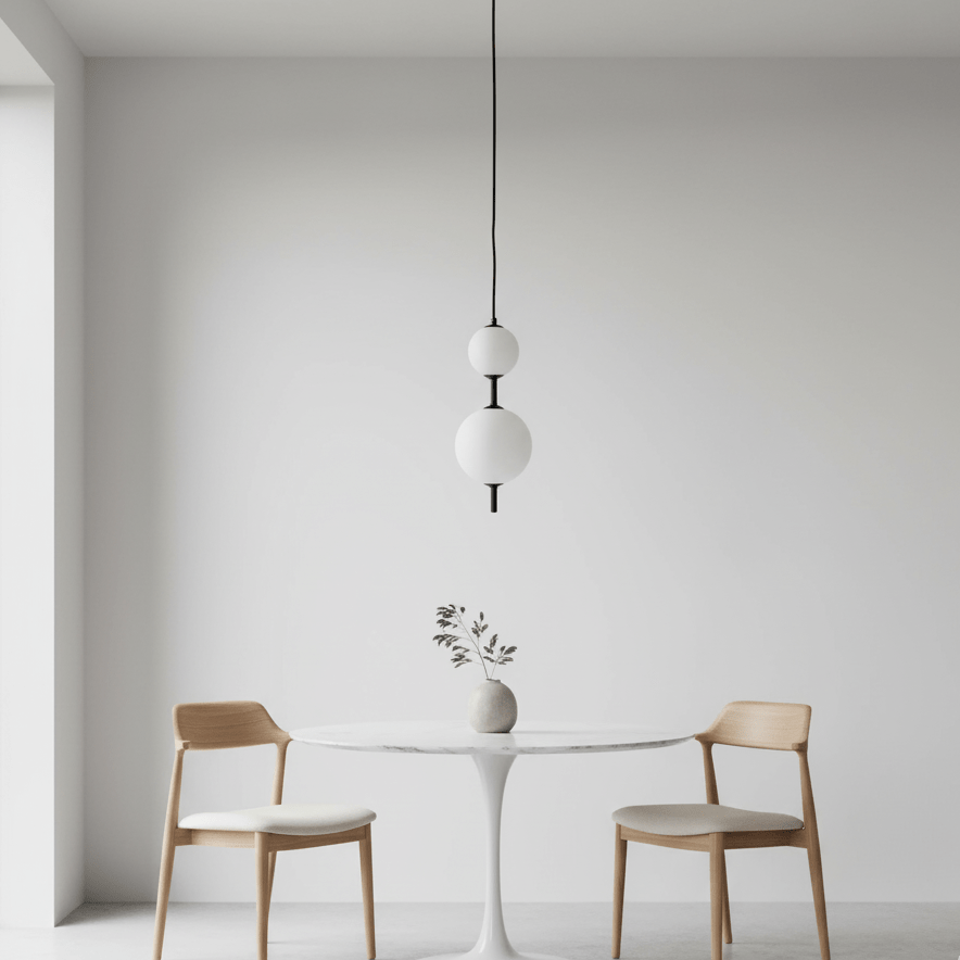 Vertical Sphere Ceiling Suspension Lamp Lighting Lobby