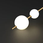 Vertical Sphere Ceiling Suspension Lamp Lighting Lobby