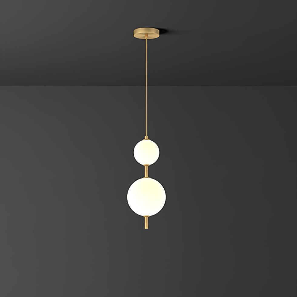 Vertical Sphere Ceiling Suspension Lamp Lighting Lobby
