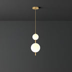 Vertical Sphere Ceiling Suspension Lamp Lighting Lobby