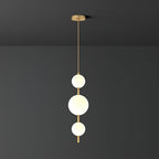 Vertical Sphere Ceiling Suspension Lamp Lighting Lobby