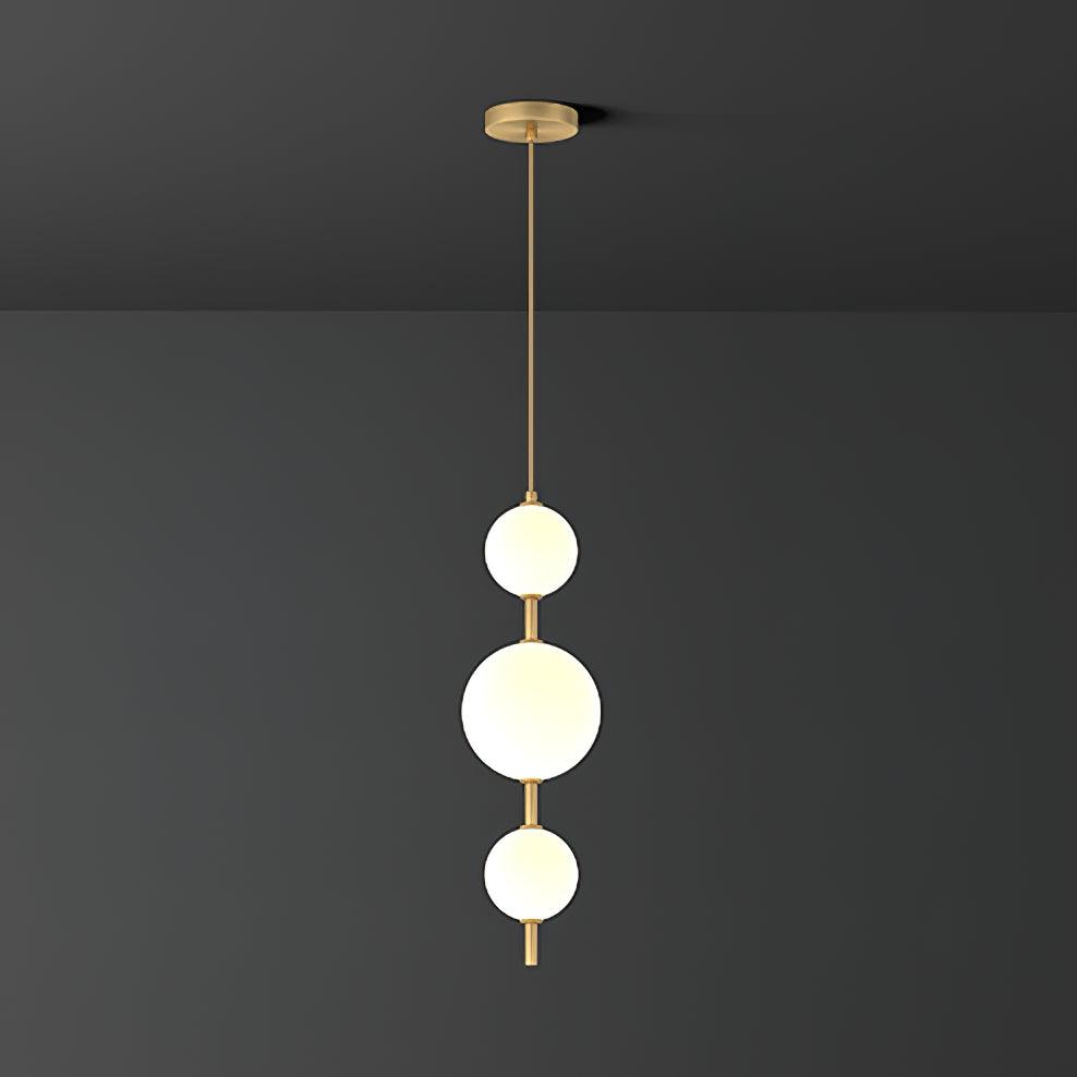 Vertical Sphere Ceiling Suspension Lamp Lighting Lobby