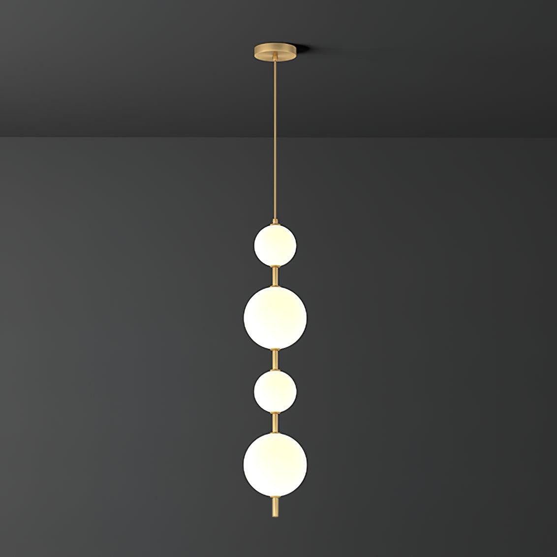 Vertical Sphere Ceiling Suspension Lamp Lighting Lobby